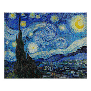Poster Van Gogh - Nuit étoilée