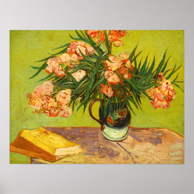 Poster Van Gogh Oleanders (Devant)