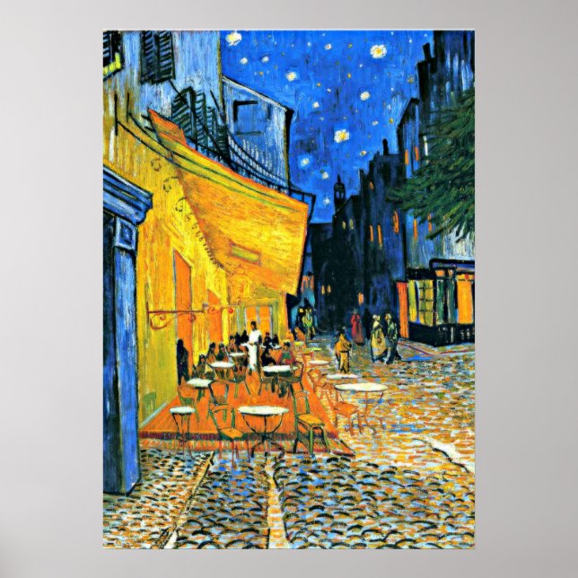 Poster Van Gogh - Terrasse du Café (Devant)