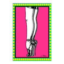 Poster Vana DeVinyl™/Bas et talons hauts