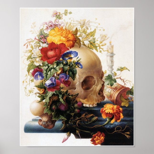 Poster Vanitas - Le crâne (Devant)