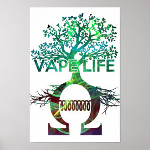 Poster Vape Life White BG