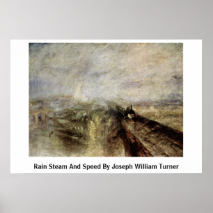 Poster Vapeur et vitesse de pluie par Joseph William