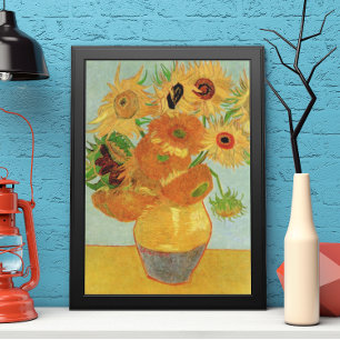 Poster Vase avec douze tournesols par Vincent van Gogh