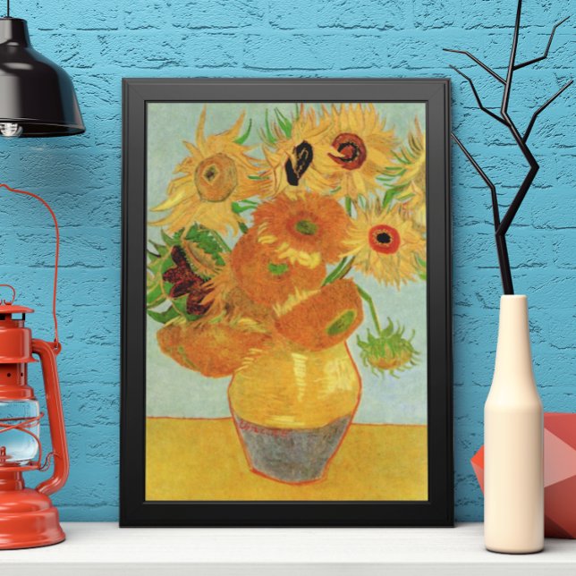 Poster Vase avec douze tournesols par Vincent van Gogh (Créateur téléchargé)
