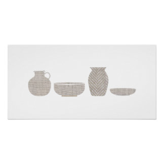 Poster Vase d'art beige 