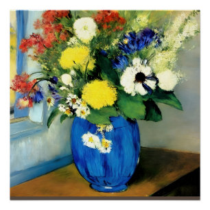 Poster Vase de fleurs sereine Artwork