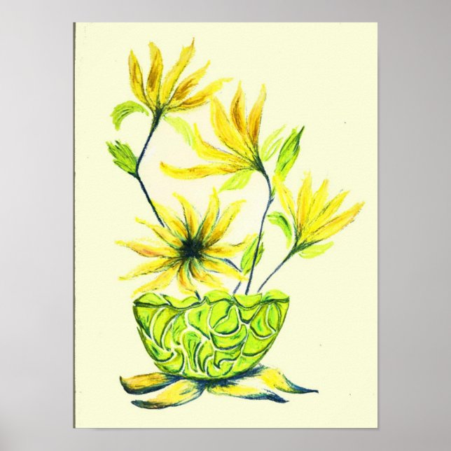 Poster Vase paresseux (Devant)