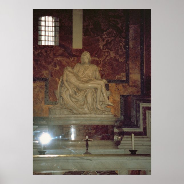 Poster Vatican, Pieta par Michel-Ange (Devant)