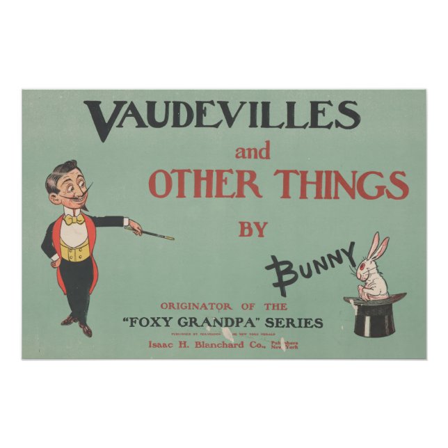 Poster Vaudeville et d'autres choses par Rupert Bunny (Devant)