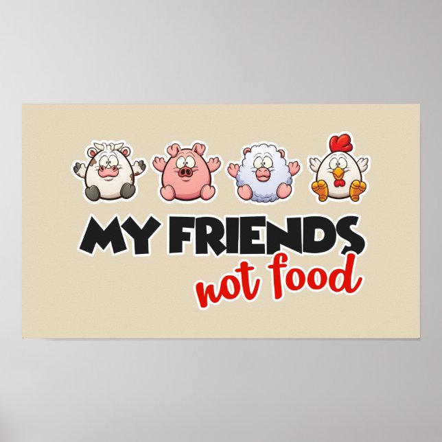 Poster vegan (Devant)