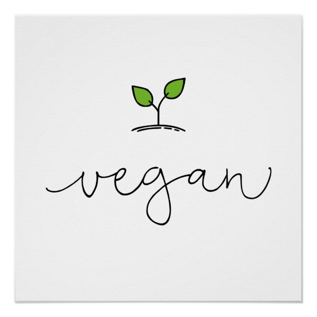 Poster Vegan (Devant)