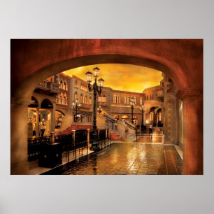 Poster Vegas - vénitien - les rues de Venise