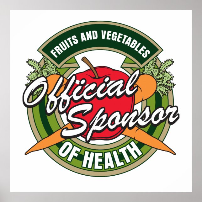 Poster Vegetables Sponsor of Health (Devant)
