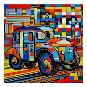 Poster Véhicules sur roues 3