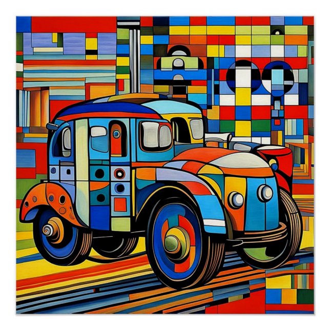 Poster Véhicules sur roues 3 (Devant)