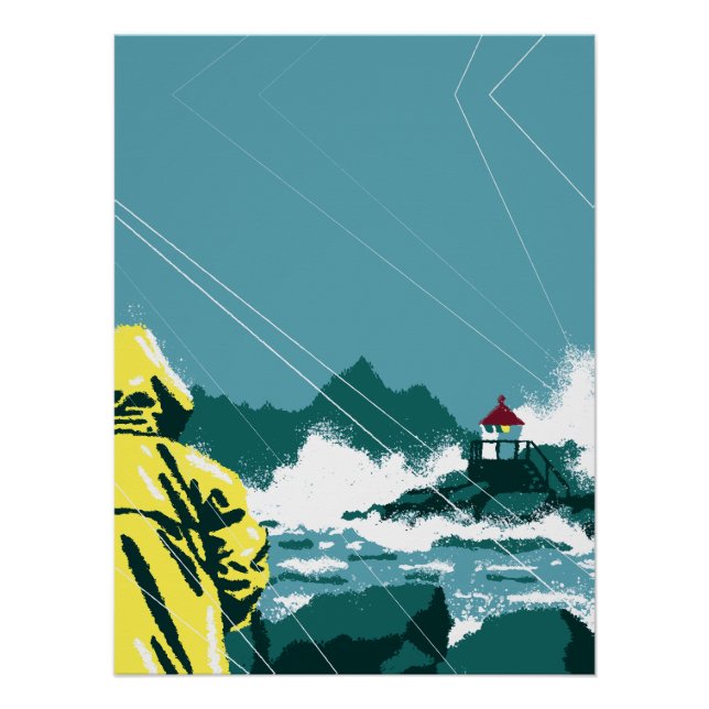 Poster Veille de tempête : La majesté de l'île (Devant)