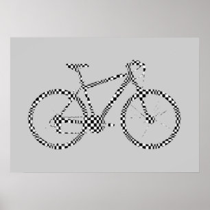 Poster vélo - vélo + vélo
