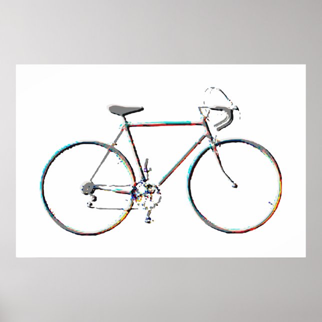 Poster vélo = vélo = vélo . agréable (Devant)