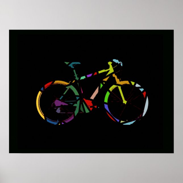 Poster vélo . vélo / vélo bien (Devant)