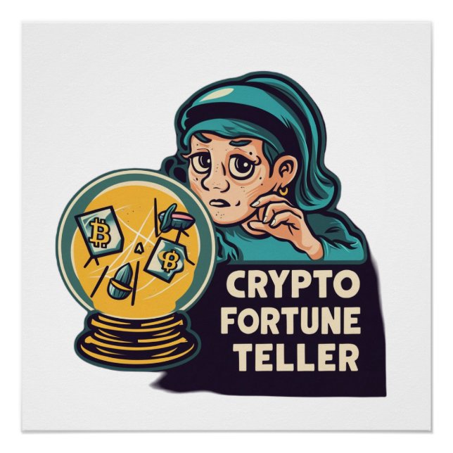 Poster Vendeur Crypto Fortune (Devant)