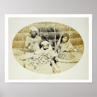 Vendeurs de légumes et de fruits hindous à Madras,