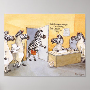 Poster Vendredi décontracté