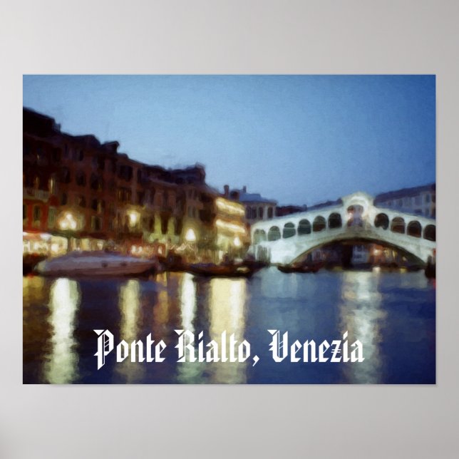 Poster Venezia Di Notte (Venise de nuit) (Devant)
