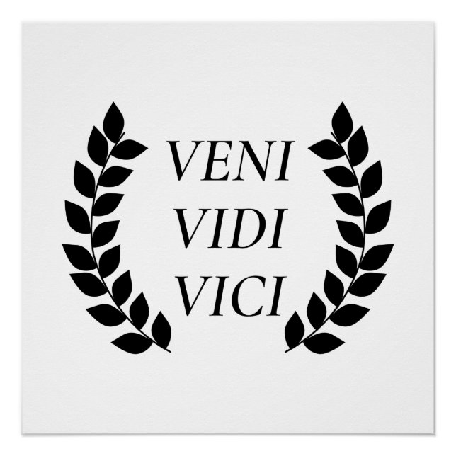 Poster Veni Vidi Vici (Devant)