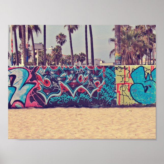Poster Venice Beach Californie (Devant)