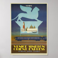 Poster Venice Simplon (Express d'Orient)