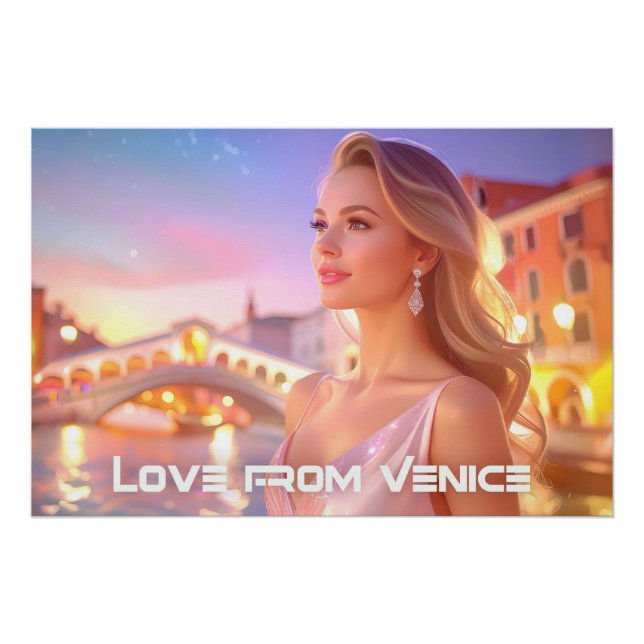 POSTER VENISE - AMOUR DE VENISE - (Devant)
