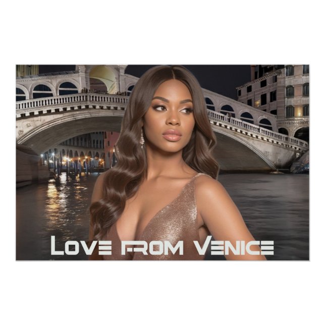 POSTER VENISE - AMOUR DE VENISE (Devant)