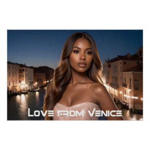 POSTER VENISE - AMOUR DE VENISE -
