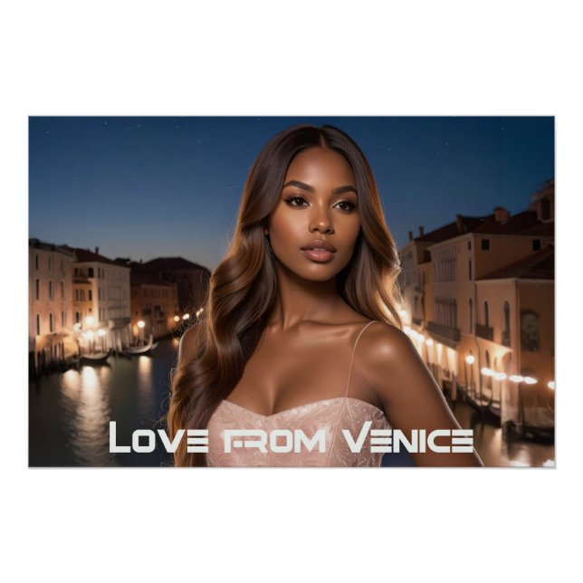 POSTER VENISE - AMOUR DE VENISE - (Devant)