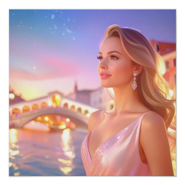 POSTER VENISE - AMOUR D'ITALIE - (Devant)