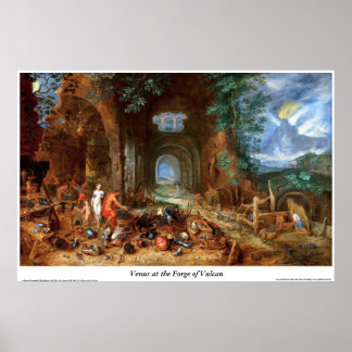 Poster Vénus à la Forge du Vulcan
