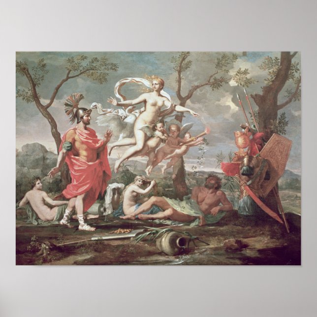 Poster Venus Arming Aeneas, 1639 (Devant)