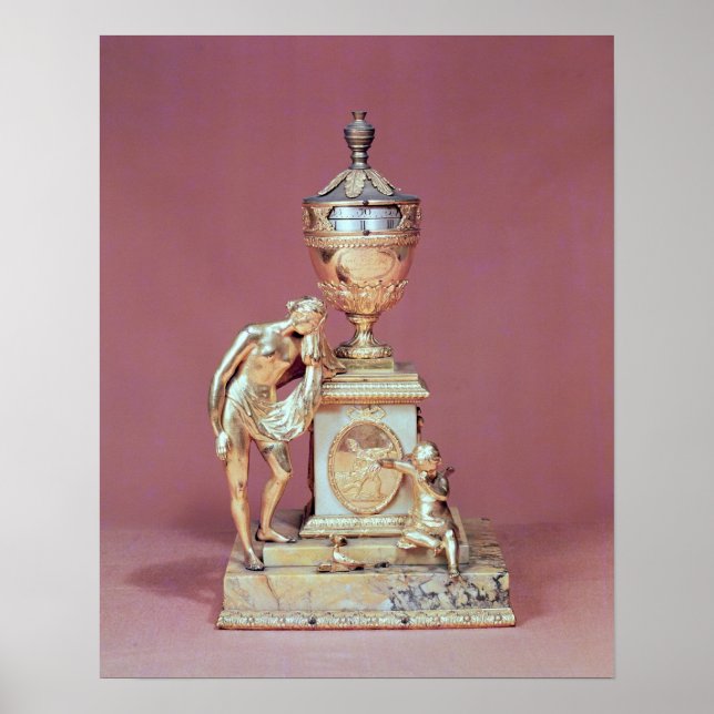 Poster Venus clock-case, marble and ormolu (Devant)
