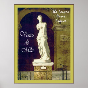 Poster Vénus de Milo ~ Le Louvre ~ Paris ~ Vintage