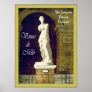 Poster Vénus de Milo ~ Le Louvre ~ Paris ~ Vintage