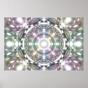 Poster Vénus et orbites de la Terre par Martineau