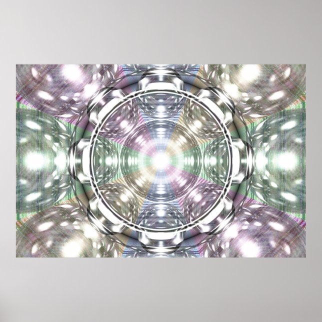 Poster Vénus et orbites de la Terre par Martineau (Devant)