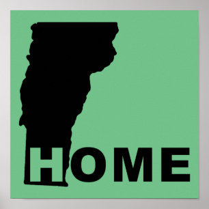 Poster Vermont loin de l'État