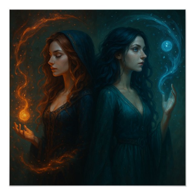 Poster Verni de Dualité Mystique (Devant)