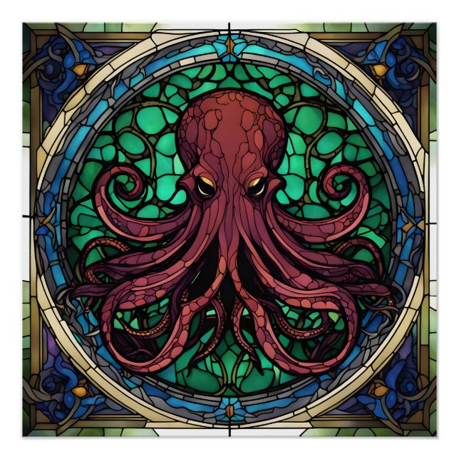 Poster Verre Cthulhu (Devant)