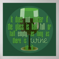 Poster Verre Vin