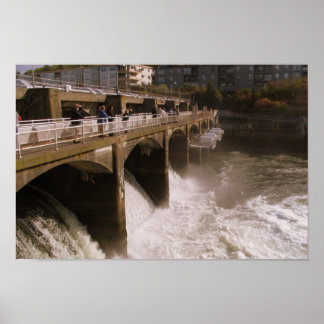 Poster Verrouillages de ballard - Seattle, WA