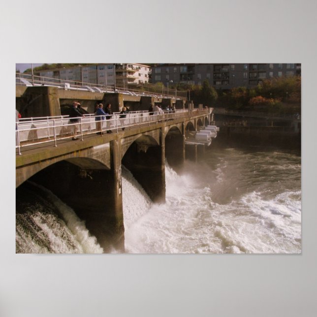 Poster Verrouillages de ballard - Seattle, WA (Devant)