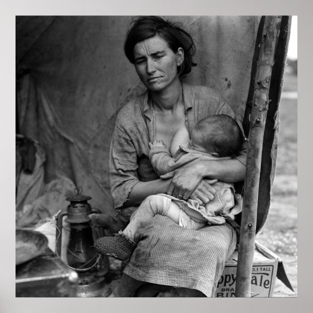 Poster Version alternative de la mère migratrice (Devant)